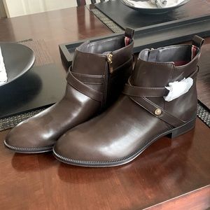 Tommy Hilfiger Brown Booties